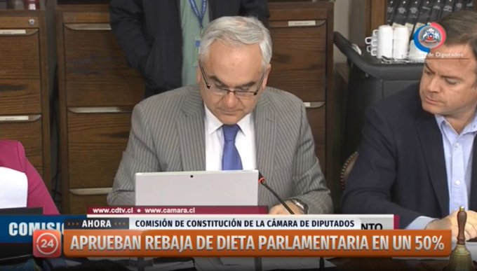 Cámara de Diputados acuerda rebajar dieta parlamentaria y de autoridades en un 50%