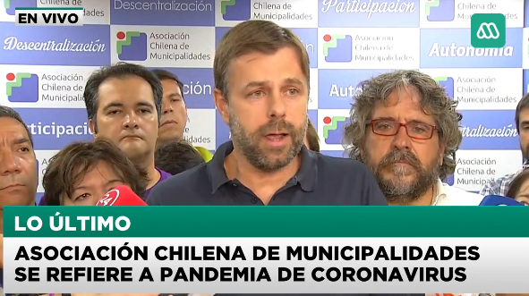 Alcalde Codina por Coronavirus: “Hay actuar de manera drástica y hay que hacerlo a tiempo”