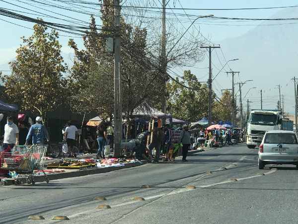 Escaso control y poca conciencia: Sólo en un 30% disminuyó afluencia de puentealtinos en las calles