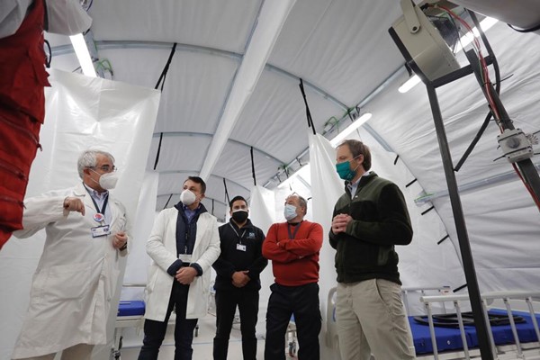 Inspeccionan hospital modular de Puente Alto tras falla que obligó el traslado de pacientes