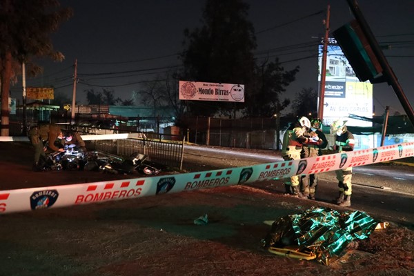 [Video] Un fallecido tras accidente en avenida Camilo Henríquez en Puente Alto