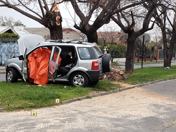Delincuente murió tras escapar de “portonazo” en Puente Alto