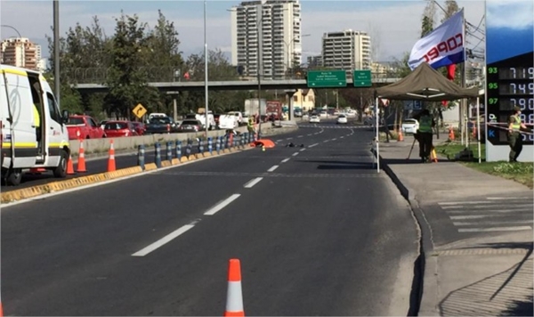Motorista puentealtino muere tras choque a alta velocidad