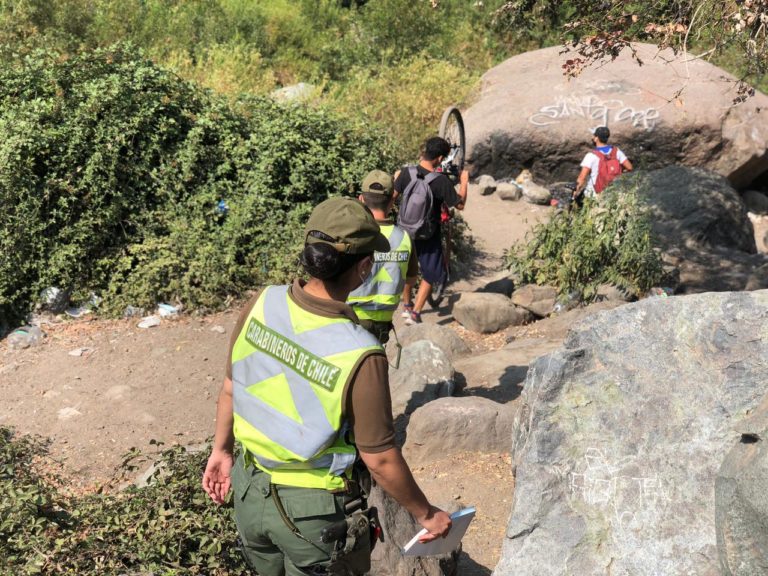 San José de Maipo: Fiscalizan a campistas y activan alerta por lluvia