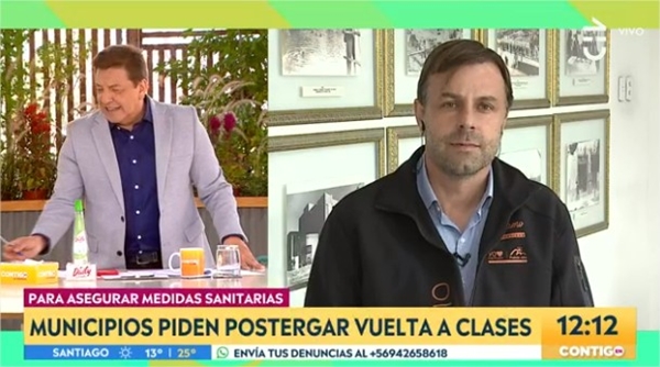 Alcalde Codina no cree que las clases se puedan iniciar el 1 de marzo