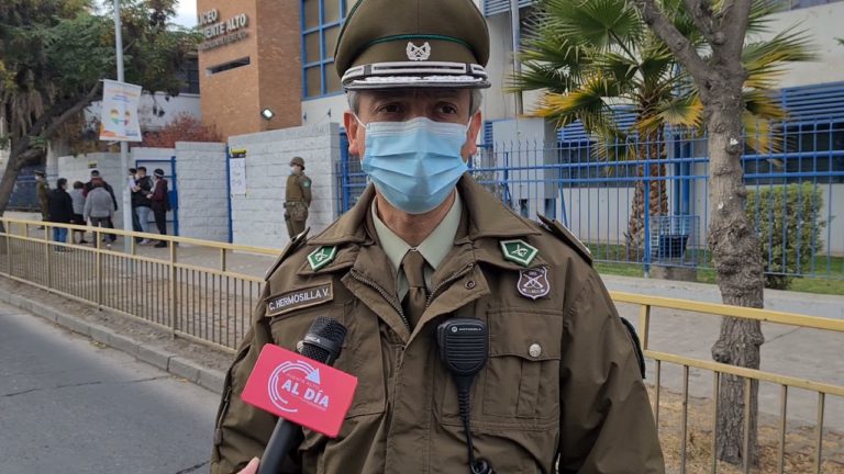 [Video] Amplio despliegue de carabineros en primera jornada de votaciones