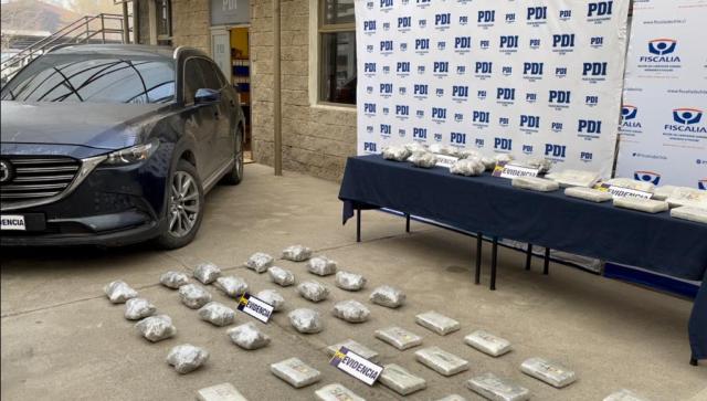 Ocultaban 380 de millones de pesos en drogas en casa de Puente Alto