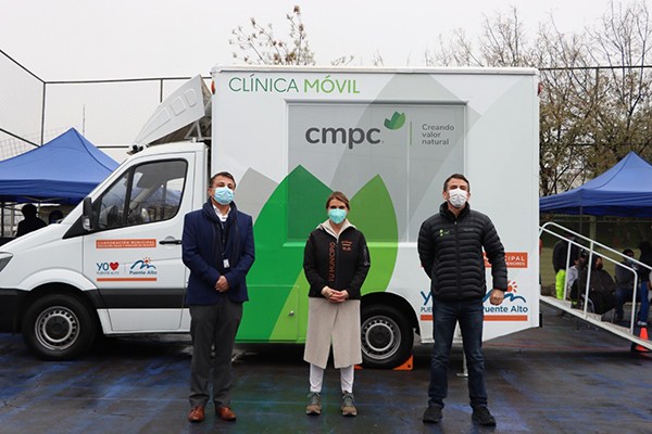[Video] Servicio de Salud de Puente Alto y CMPC inauguran nueva clínica móvil