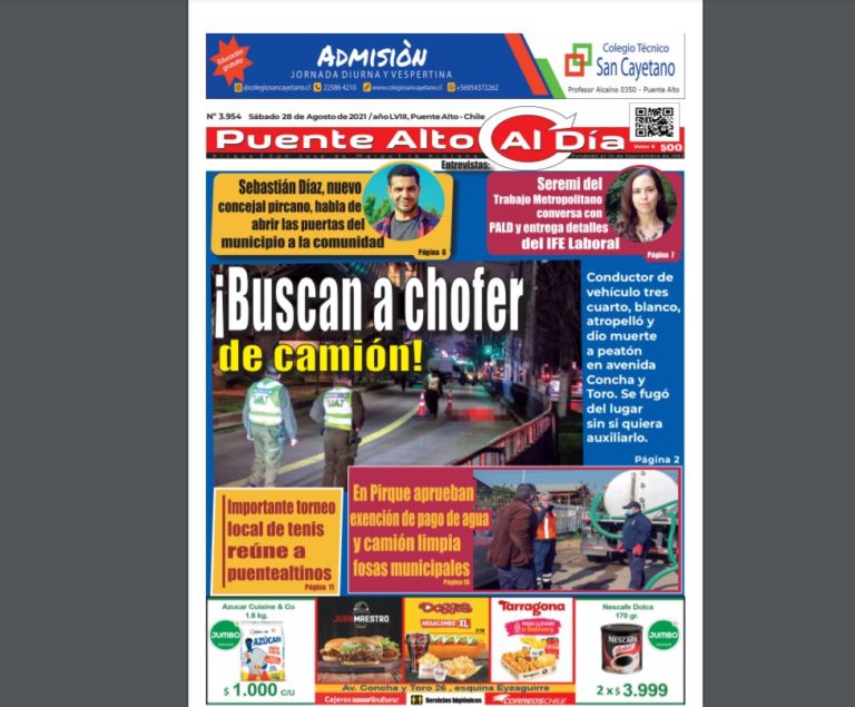Revisa la edición de este sábado 28 de agosto de 2021