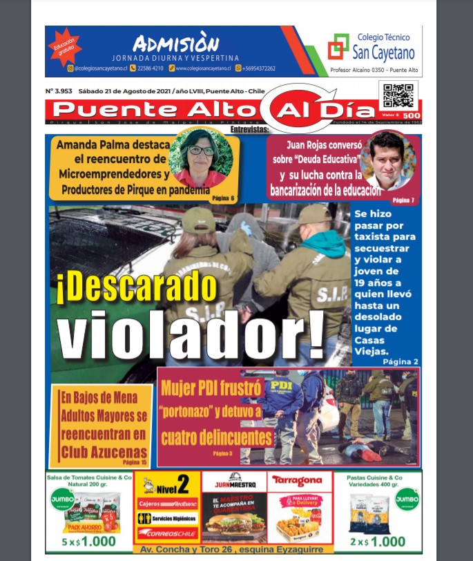 Revisa la edición de este sábado 21 de agosto de 2021