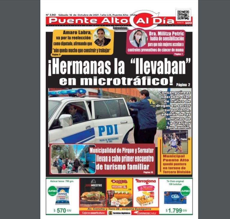Revisa la edición de este sábado 16 de octubre de 2021