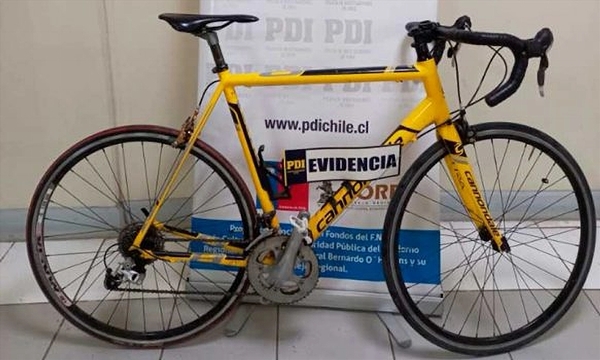 PDI recupera bicicleta avaluada en medio millón de pesos