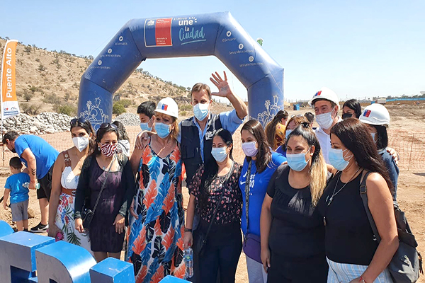 Primera piedra en Proyecto Habitacional “Costa Azul” en Bajos de Mena