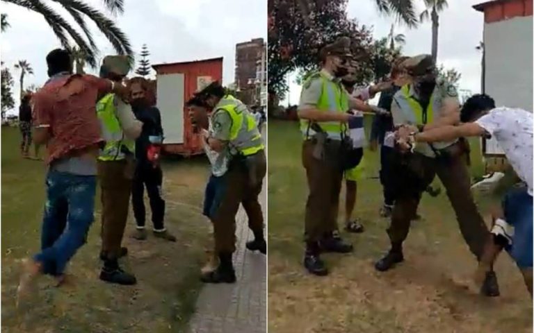 Detenidos los individuos que agredieron brutalmente a Carabineros