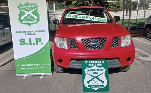 Hallazgo de vehículo robado en taller mecánico de avenida Gabriela