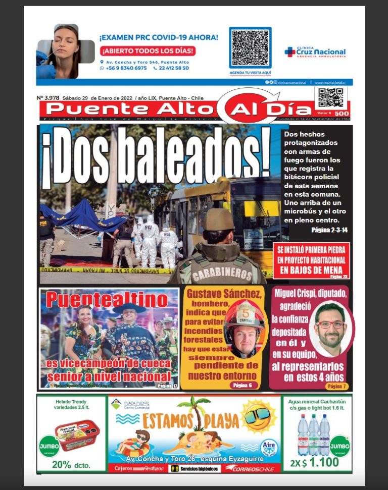 Revisa la edición de este sábado 29 de enero de 2022