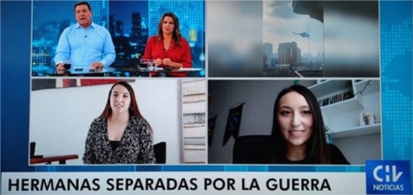 La historia de las hermanas puentealtinas separadas por la Guerra en Ucrania