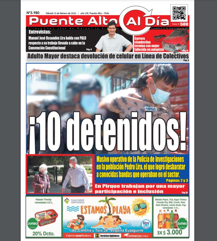 Revisa la edición de este sábado 12 de febrero de 2022