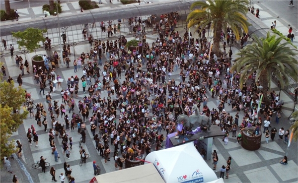 [Video] #8M: Gran marcha territorial feminista en Puente Alto