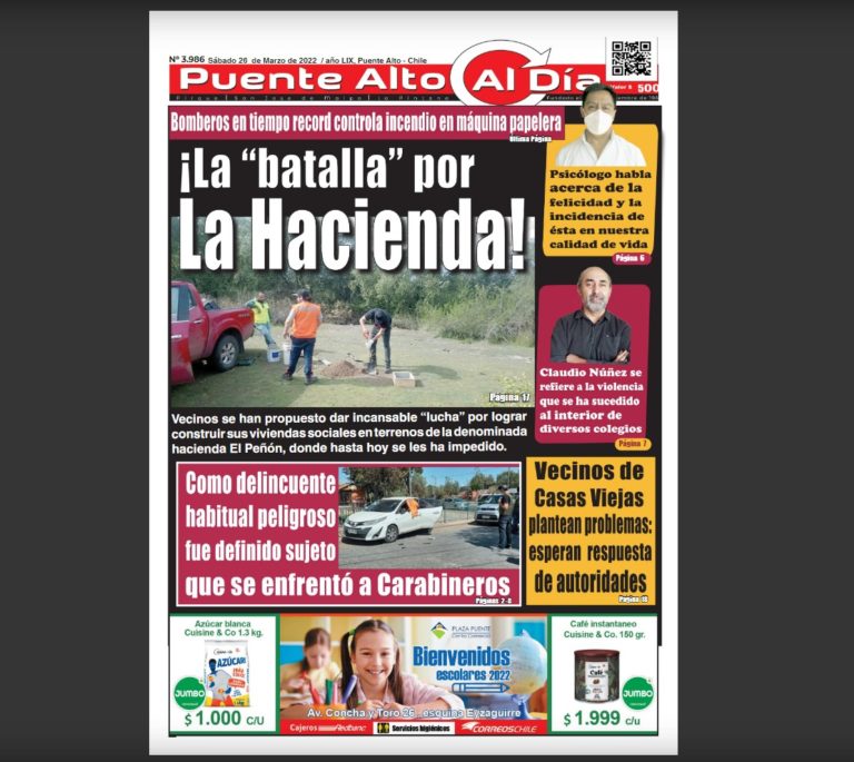 Revisa la edición de este sábado 26 de marzo de 2022