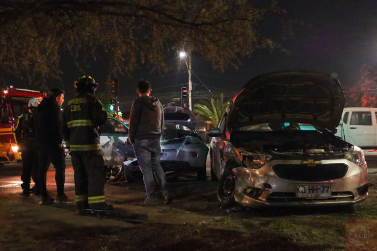 Dos vehículos colisionaron en avenida Troncal San Francisco