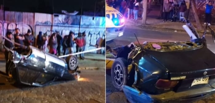 Violento choque en La Pintana dejó a una persona muerta