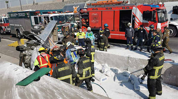 Grave accidente en autopista deja un lesionado