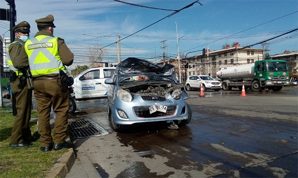 Una persona resultó lesionada en choque