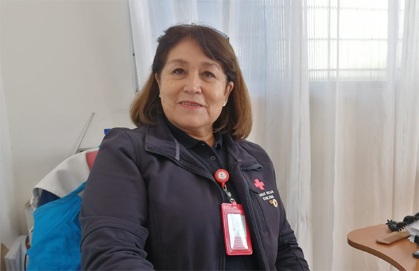 María Iris Jorquera: “La Cruz Roja siempre estará donde la gente lo necesite, aportando nuestro granito de arena”