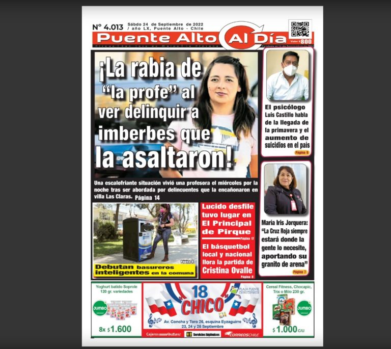 Revisa la edición de este sábado 24 de septiembre de 2022