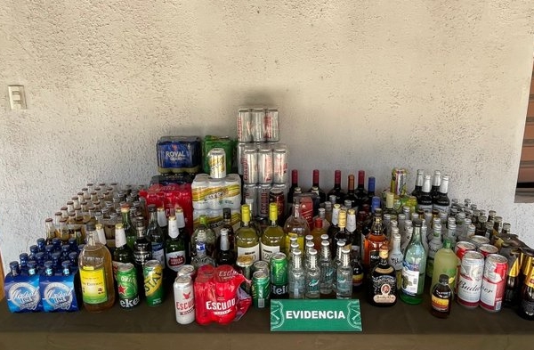 Carabineros decomisó bebidas alcohólicas por comercio clandestino en Casas Viejas