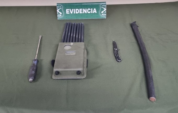 Carabineros detiene a tres sujetos por tenencia de instrumentos que serían usados en delitos de robo