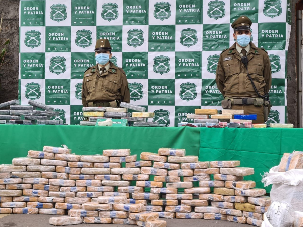 Incautan más de $3.200 millones en droga traída desde Bolivia