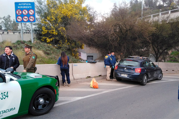 Carabineros investiga encerrona liderada por cuatro delincuentes