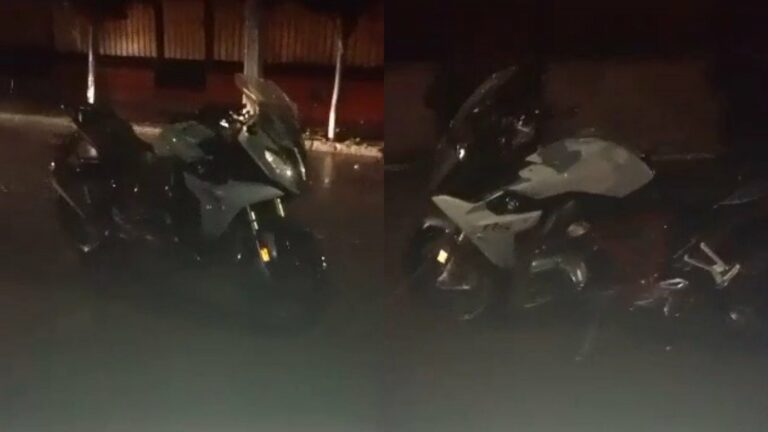 Carabinero sufre robo de su moto