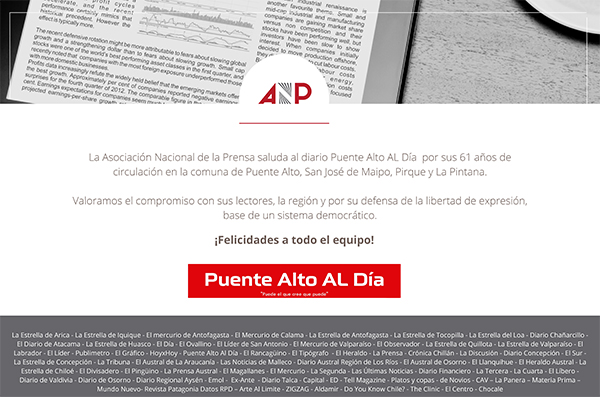 La Asociación Nacional de la Prensa nos saluda en este 61° Aniversario