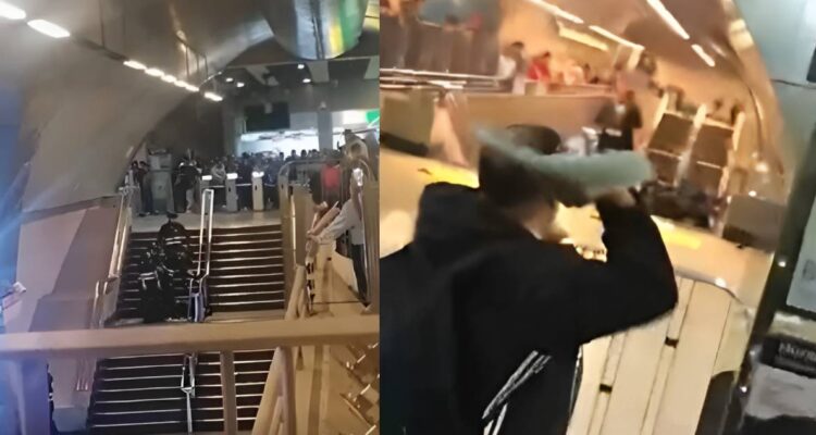 Provocó desórdenes y mordió nariz de guardia tras no pagar pasaje en el Metro