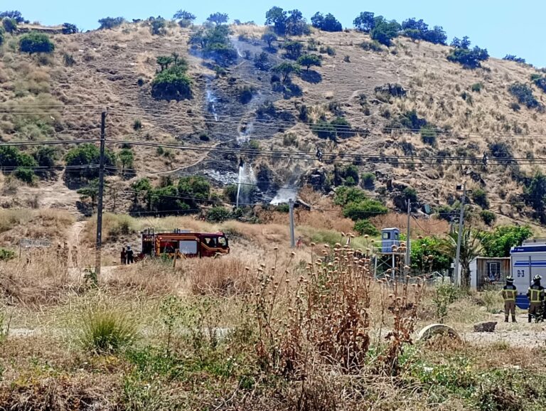 Incendio forestal en Cerro La Ballena