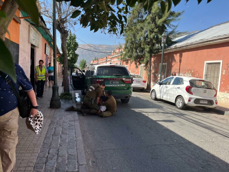 Detención en pleno centro de San José de Maipo