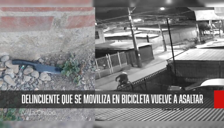 Asaltando mujeres y aún libre: Delincuente serial asola villa Chiloé en Puente Alto