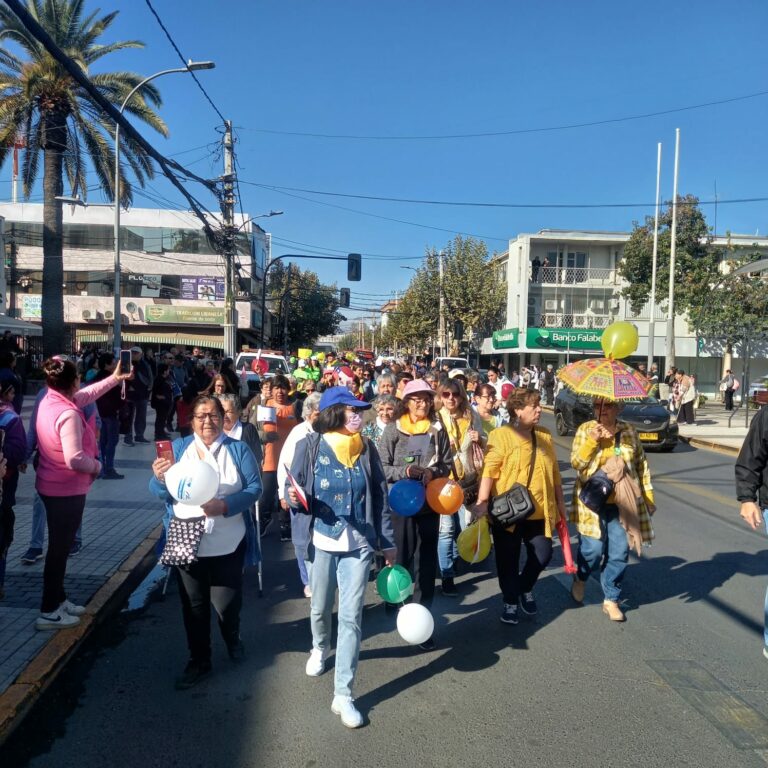 Caminata de adultos mayores reunió a más de 1.000 asistentes