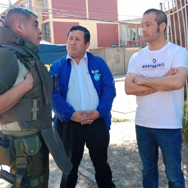 Ricardo Montenegro y Luis Cortés, candidatos republicanos de terreno