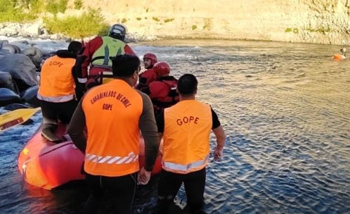 Paseo terminó en tragedia: Encuentran cuerpo de hombre desaparecido en río Yeso