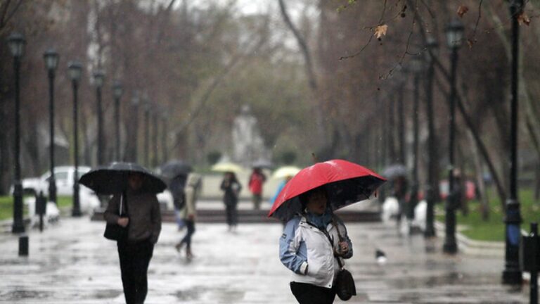 Declaran Alerta Temprana Preventiva para la Región Metropolitana por evento meteorológico
